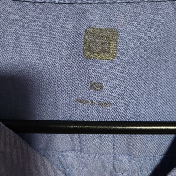 Wonderwink Scrub Top Womens Size XS Blue Short Sleeve Nurse Medical Work Uniform - Picture 3 of 3